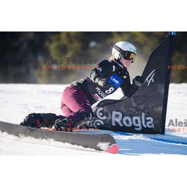 Selina Joerg during the Rogla FIS Snowboard World Cup 2016/17 parallel giant slalom, Rogla, Slovenia, on January 28, 2017.