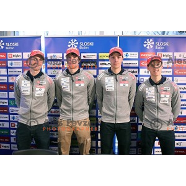 Slovenia Biathlon team press conference in Ljubljana on February 6, 2017