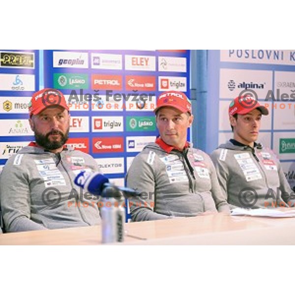 Slovenia Biathlon team press conference in Ljubljana on February 6, 2017
