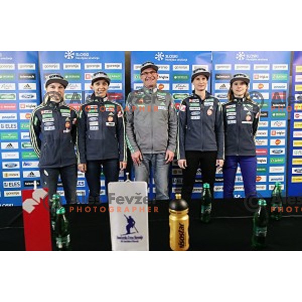 Slovenia Nordic Ski jumping team press conference in Ljubljana on February 6, 2017