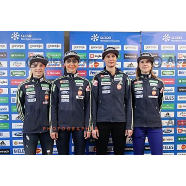 Slovenia Nordic Ski jumping team press conference in Ljubljana on February 6, 2017