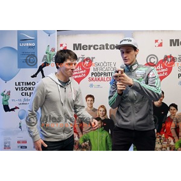 Slovenia Nordic Ski jumping team press conference in Ljubljana on February 6, 2017