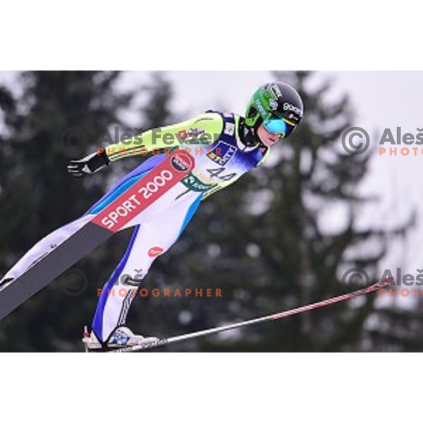 Spela Rogelj (SLO) at FIS Ski jumping Ladies World Cup in Ljubno, Slovenia on February 11, 2017
