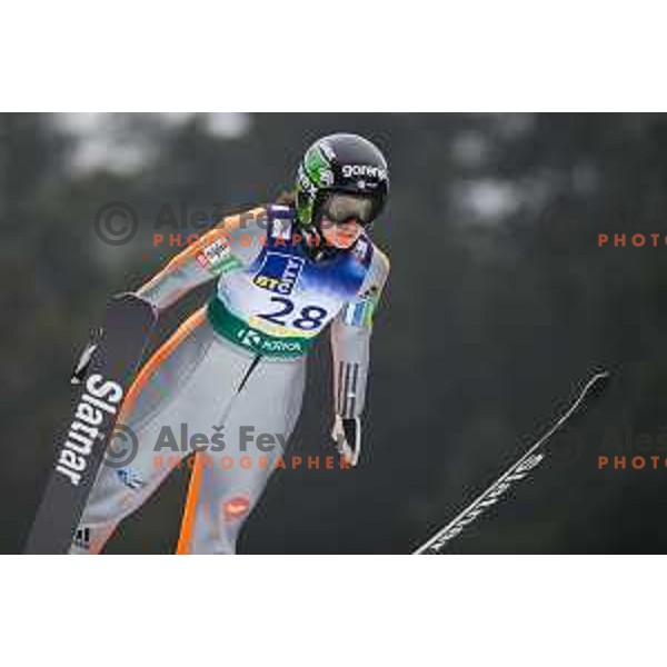 Eva Logar during the Ljubno Women\'s World Cup Ski Jumping, Ljubno, Slovenia, on February 12, 2017.