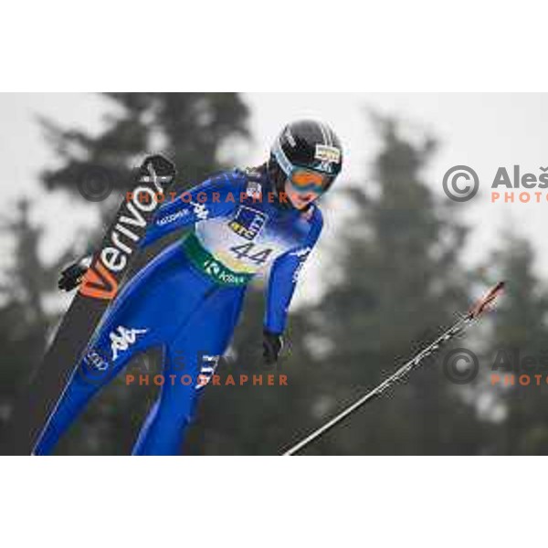 during the Ljubno Women\'s World Cup Ski Jumping, Ljubno, Slovenia, on February 12, 2017.