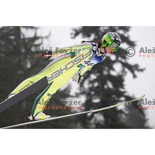 Maja Vtic during the Ljubno Women\'s World Cup Ski Jumping, Ljubno, Slovenia, on February 12, 2017.