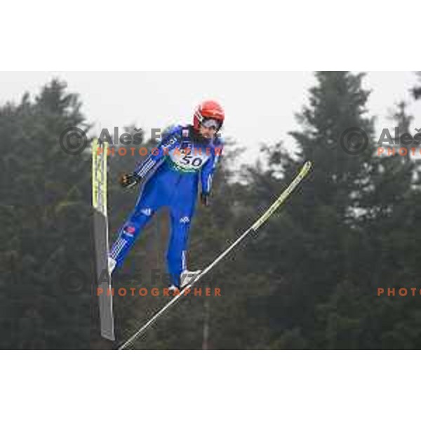 Carina Vogt during the Ljubno Women\'s World Cup Ski Jumping, Ljubno, Slovenia, on February 12, 2017.