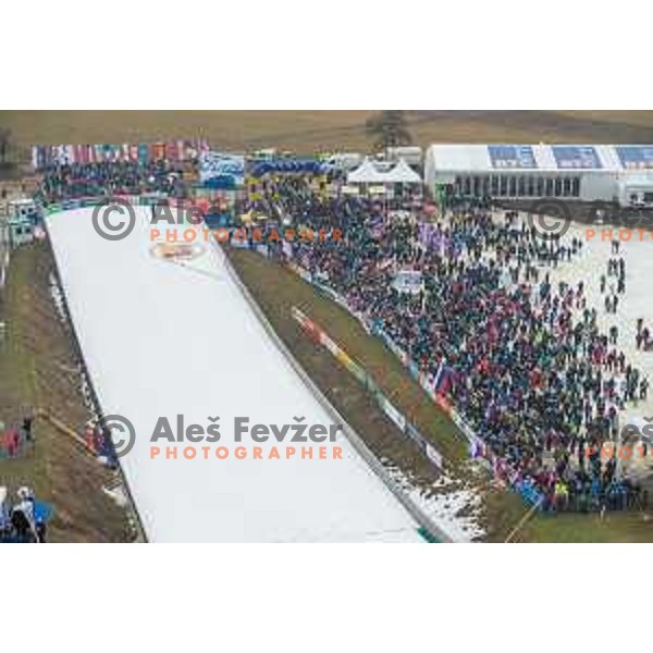 during the Ljubno Women\'s World Cup Ski Jumping, Ljubno, Slovenia, on February 12, 2017.