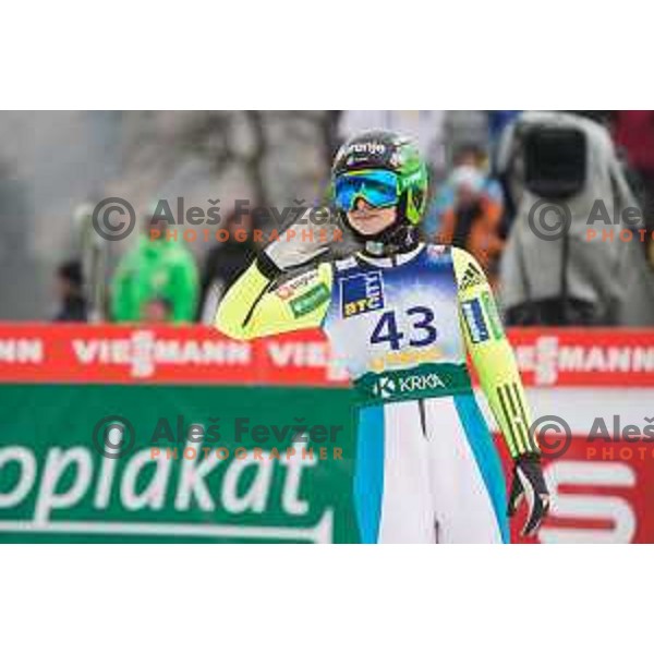 Spela Rogelj during the Ljubno Women\'s World Cup Ski Jumping, Ljubno, Slovenia, on February 12, 2017.