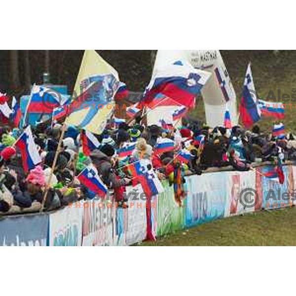 during the Ljubno Women\'s World Cup Ski Jumping, Ljubno, Slovenia, on February 12, 2017.