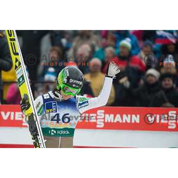 Maja Vtic during the Ljubno Women\'s World Cup Ski Jumping, Ljubno, Slovenia, on February 12, 2017.