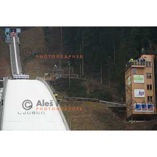 during the Ljubno Women\'s World Cup Ski Jumping, Ljubno, Slovenia, on February 12, 2017.