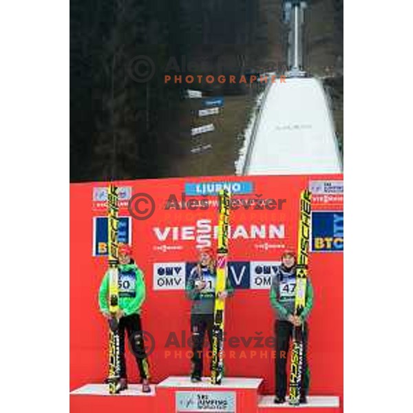 during the Ljubno Women\'s World Cup Ski Jumping, Ljubno, Slovenia, on February 12, 2017.