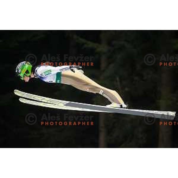 Maja Vtic during the Ljubno Women\'s World Cup Ski Jumping, Ljubno, Slovenia, on February 12, 2017.