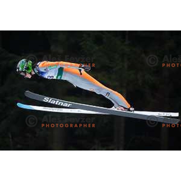 Eva Logar during the Ljubno Women\'s World Cup Ski Jumping, Ljubno, Slovenia, on February 12, 2017.