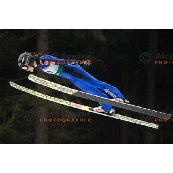during the Ljubno Women\'s World Cup Ski Jumping, Ljubno, Slovenia, on February 12, 2017.