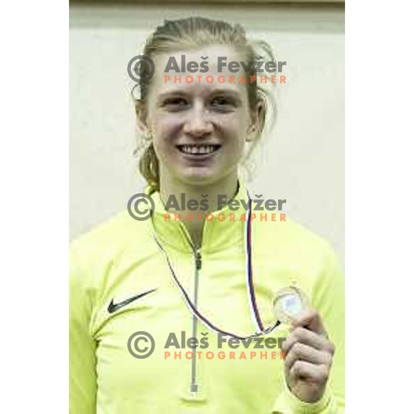 Tina Sutej during National Athletics Indoor Championship in Celje, February 18th, 2017