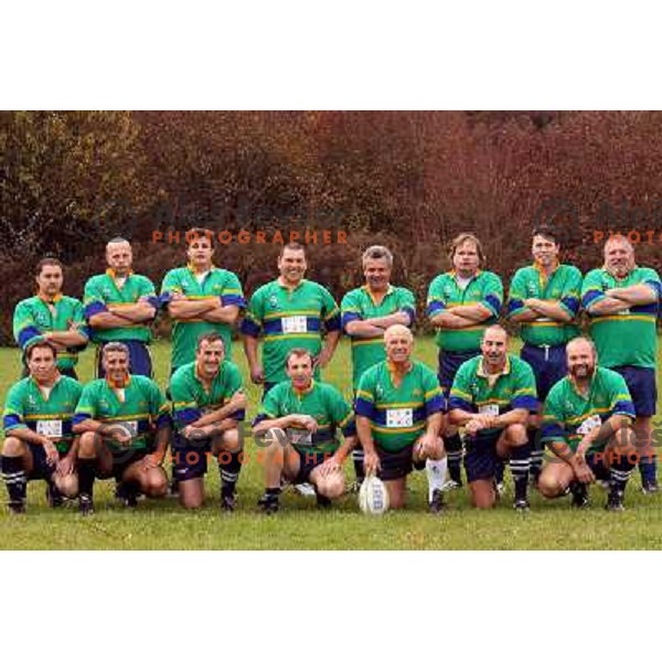 friendly rugby match of veterans Hermes - Udine, played in Ljubljana 27.10.2007. Photo by Ales Fevzer 