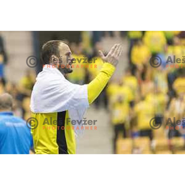 Kielce’s Uros Zorman (23) in action during EHF Champions League match between Celje PL (Slovenia) and KS Vive Tauron Kielce (Poland) in Zlatorog Hall, Celje on February 11th, 2017