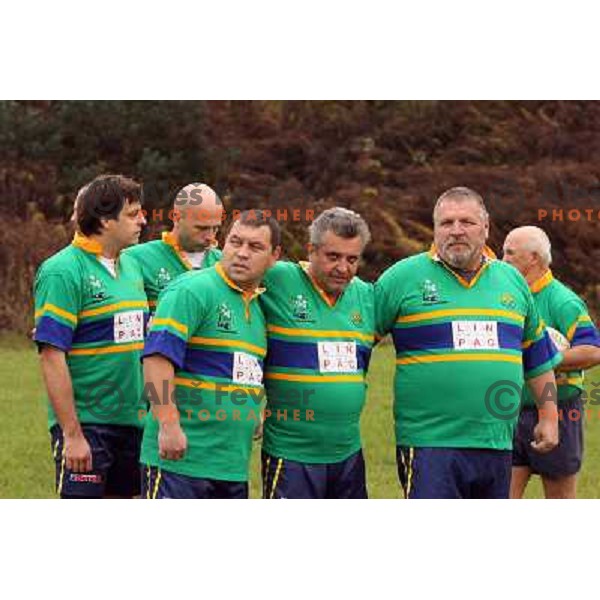 friendly rugby match of veterans Hermes - Udine, played in Ljubljana 27.10.2007. Photo by Ales Fevzer 