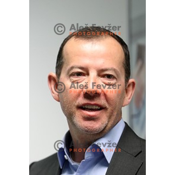 Enzo Smrekar at Slovenia Nordic Ski jumping team press conference before departure to 2017 Nordic World Championships in Lahti (FIN) in Ljubljana on February 20, 2017