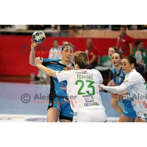 Tamara Georgijev of Krim Mercator during EHF Women\'s Champions league handball match between RK Krim Mercator and Gyori Audi Eto in Kodeljevo Hall, Ljubljana, Slovenia on February 25, 2017