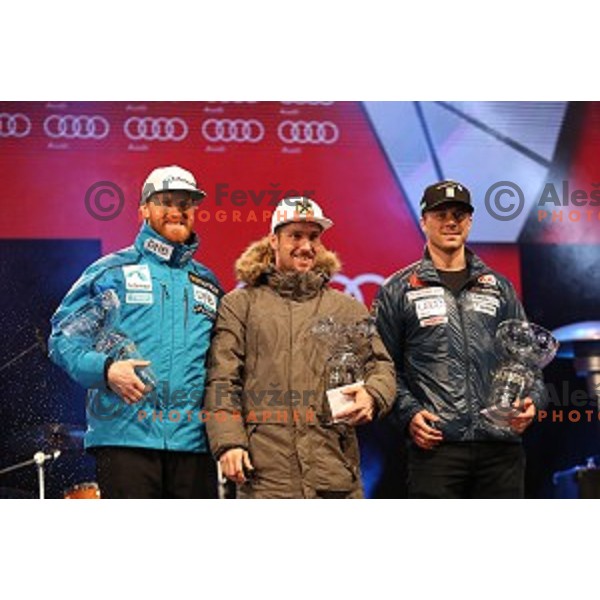 Marcel Hirscher at public draw for AUDI FIS Ski World Cup Slalom for 56.Vitranc Cup in Kranjska gora, Slovenia on March 4, 2017