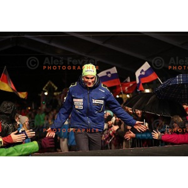 public draw for AUDI FIS Ski World Cup Slalom for 56.Vitranc Cup in Kranjska gora, Slovenia on March 4, 2017