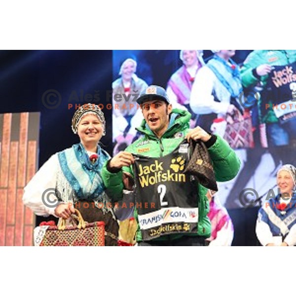 Stefano Gross (ITA) at public draw for AUDI FIS Ski World Cup Slalom for 56.Vitranc Cup in Kranjska gora, Slovenia on March 4, 2017