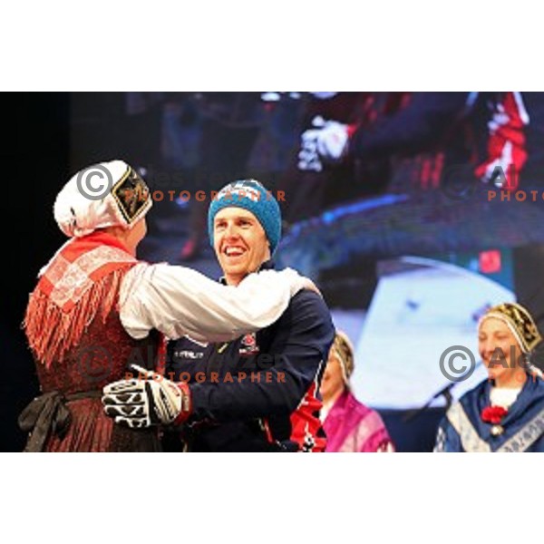 public draw for AUDI FIS Ski World Cup Slalom for 56.Vitranc Cup in Kranjska gora, Slovenia on March 4, 2017