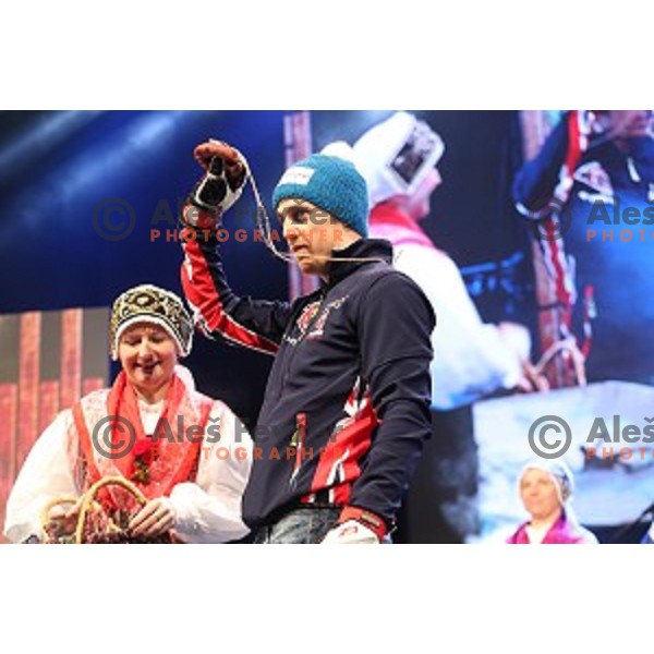 public draw for AUDI FIS Ski World Cup Slalom for 56.Vitranc Cup in Kranjska gora, Slovenia on March 4, 2017