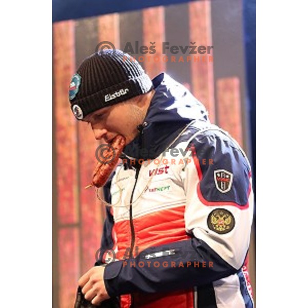 Alexander Khoroshilov at public draw for AUDI FIS Ski World Cup Slalom for 56.Vitranc Cup in Kranjska gora, Slovenia on March 4, 2017