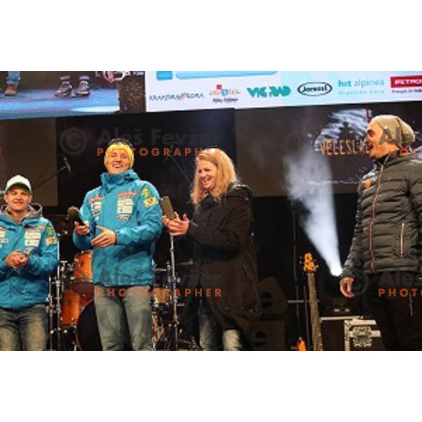public draw for AUDI FIS Ski World Cup Slalom for 56.Vitranc Cup in Kranjska gora, Slovenia on March 4, 2017