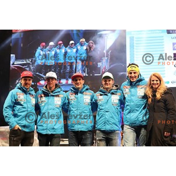 public draw for AUDI FIS Ski World Cup Slalom for 56.Vitranc Cup in Kranjska gora, Slovenia on March 4, 2017