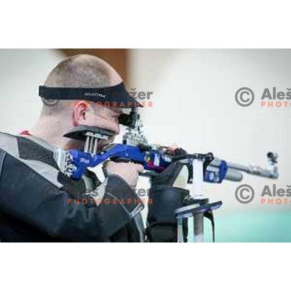 Jodl of team Slovenia during European Championship 2017 shooting 10 meters, Hotel Dras, Maribor, Slovenia on March 10, 2017
