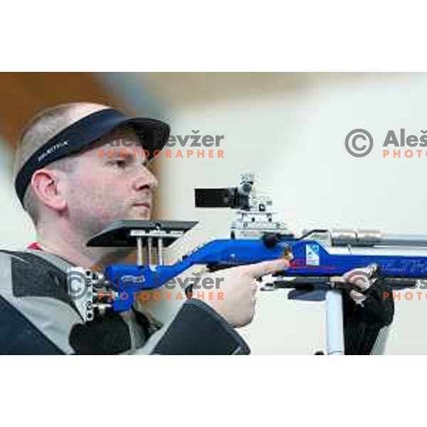 Jodl of team Slovenia during European Championship 2017 shooting 10 meters, Hotel Dras, Maribor, Slovenia on March 10, 2017