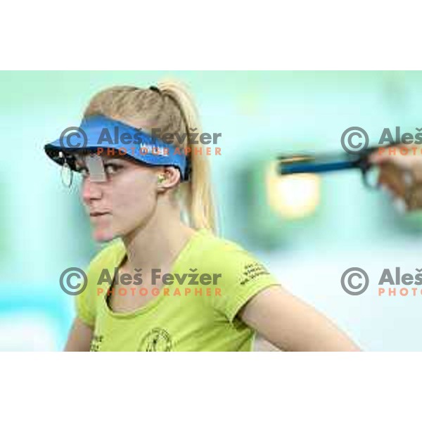 Vodeb of team Slovenia during European Championship 2017 shooting 10 meters, Hotel Dras, Maribor, Slovenia on March 10, 2017