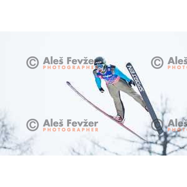 Urban Rogelj during the test day before Men\'s World Cup Ski Flying Final Planica 2017, Planica, Slovenia, on March 22, 2017.