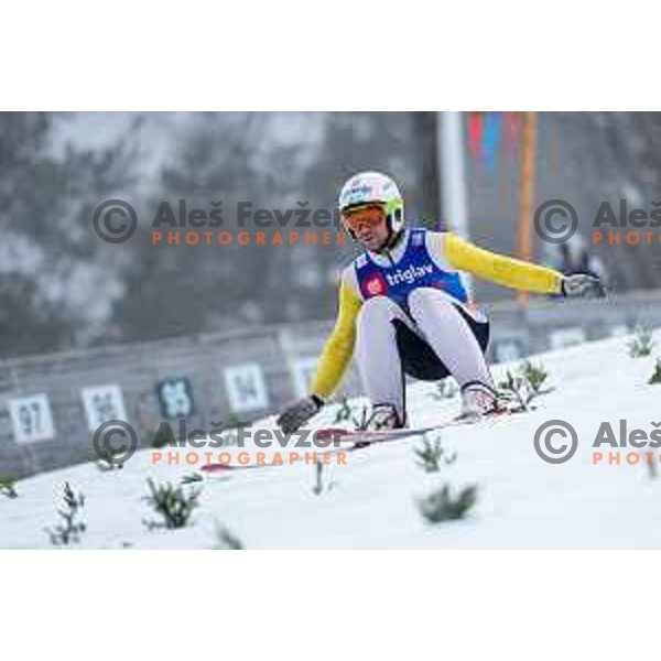 Tim Babnik during the test day before Men\'s World Cup Ski Flying Final Planica 2017, Planica, Slovenia, on March 22, 2017.