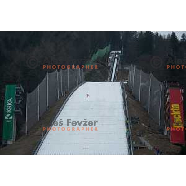 during the test day before Men\'s World Cup Ski Flying Final Planica 2017, Planica, Slovenia, on March 22, 2017.