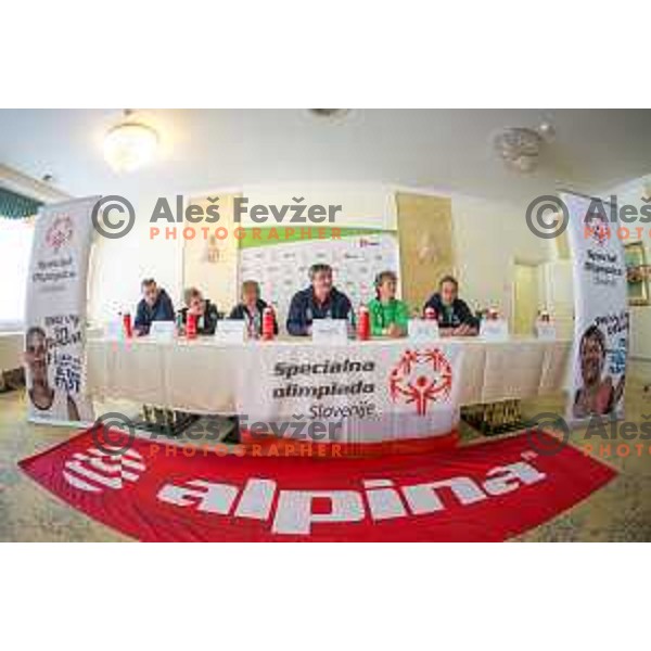Members of Slovenia Special Olympics team in hotel Habakuk, Maribor, Slovenia on March 28, 2017