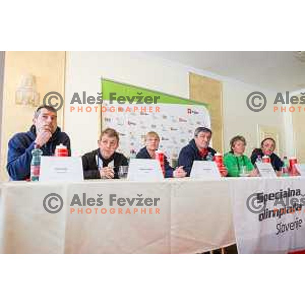 Members of Slovenia Special Olympics team in hotel Habakuk, Maribor, Slovenia on March 28, 2017