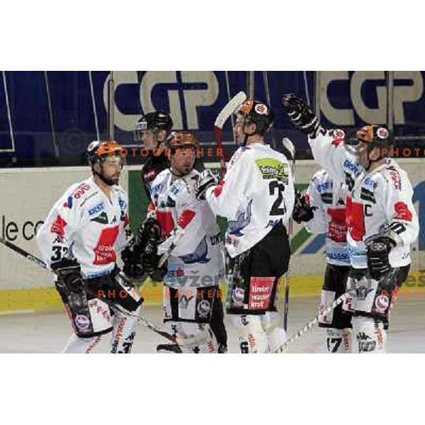 ice-hockey game ZM Olimpija- Innsbruck in EBEL league, played in Ljubljana 2.11.2007. Photo by Ales Fevzer 