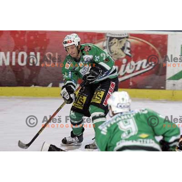 Tomaz Vnuk at ice-hockey game ZM Olimpija- Innsbruck in EBEL league, played in Ljubljana 2.11.2007. Photo by Ales Fevzer 