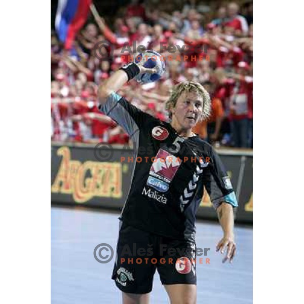 Derepasko at handball game Krim Mercator - Nurnberg in second round of Champions league, played in Ljubljana 3.11.2007. Photo by Ales Fevzer 