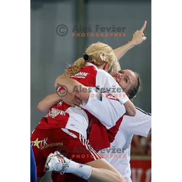 Simakova at handball game Krim Mercator - Nurnberg in second round of Champions league, played in Ljubljana 3.11.2007. Photo by Ales Fevzer 