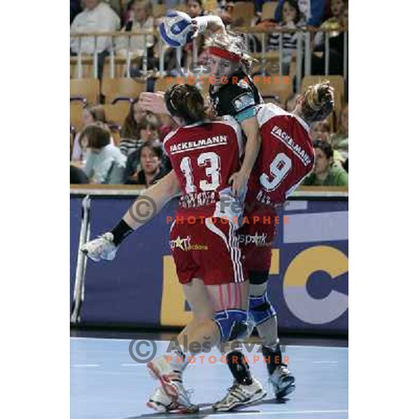 Zrnec at handball game Krim Mercator - Nurnberg in second round of Champions league, played in Ljubljana 3.11.2007. Photo by Ales Fevzer 
