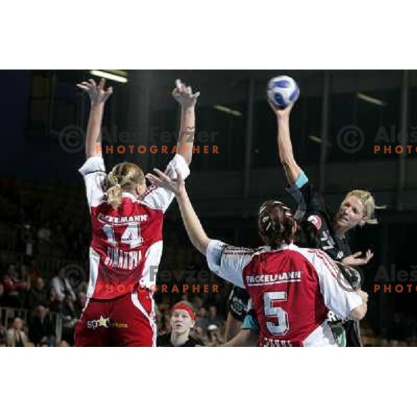 Kindl at handball game Krim Mercator - Nurnberg in second round of Champions league, played in Ljubljana 3.11.2007. Photo by Ales Fevzer 