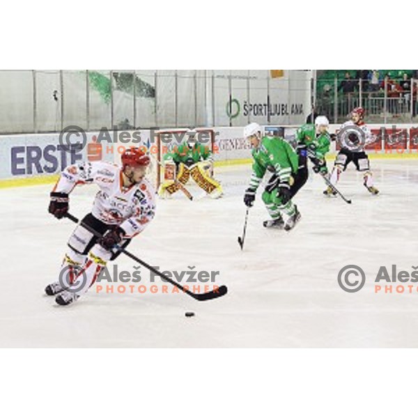 third match of the Final of Slovenian League between Olimpija and SIJ Acroni Jesenice in Tivoli Hall, Ljubljana on April 12, 2017