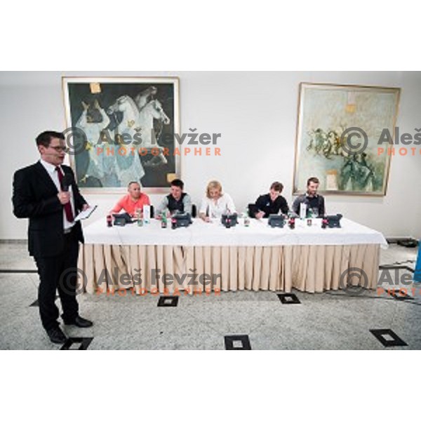 Sasa Jerkovic during the event of the Slovenian Olympic committee foundation for young sportsmen in Ljubljana, Slovenia on April 18, 2017